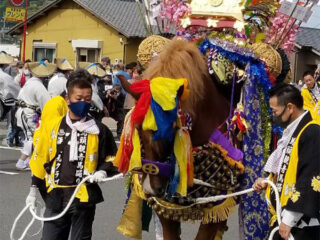 湯之元馬頭観音馬踊り